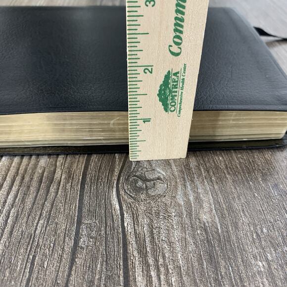 Holy Bible KJV Personal Reference CornerStone Genuine Bonded Leather Red Letter - Picture 5 of 11